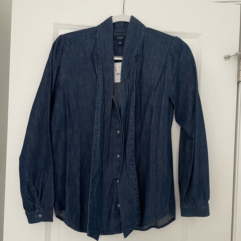 NWT J. Crew denim top